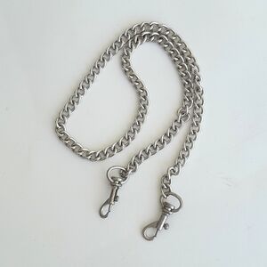 SILVER CHAIN Replacement Shoulder Purse Strap Silver